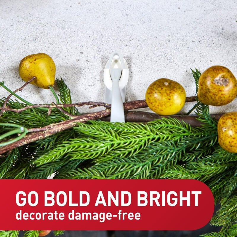 Command Cord Bundlers, Damage-Free Hanging Cord Organizer, No Tools Cord Bundler for Hanging Electrical Cables of Christmas Decorations, 6 Gray Cord Bundlers and 12 Strips | Cord Organizer, No Tools, Cord Bundler, 12 - Image 3